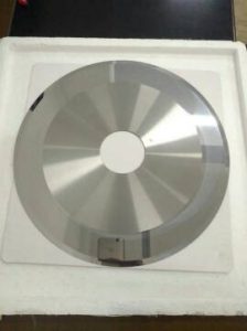 TCT round blade for corrugated paper roll cutting